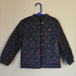 Ralph Lauren Kids Navy Quilted  Jacket